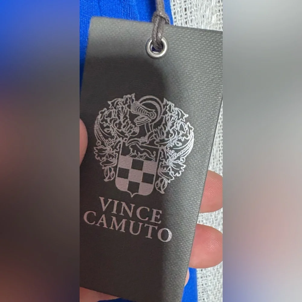 Vince Camuto Blue Sleeveless Top - Picture 3 of 5